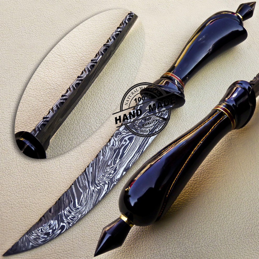 LIMITED EDITION - EDC Fixed Blade Damascus Steel Knife