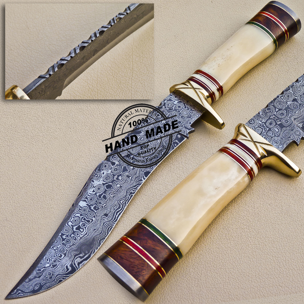 Damascus Skinner Knife