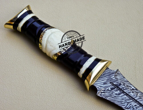 New Damascus Dagger Knife Custom Handmade Damascus Steel Knife 1071 - Image 5