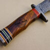 Damascus Bowie Knife Fixed Blade Handmade Damascus Steel Knife 1086 - Image 8