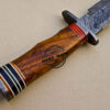 Damascus Bowie Knife Fixed Blade Handmade Damascus Steel Knife 1086 - Image 9