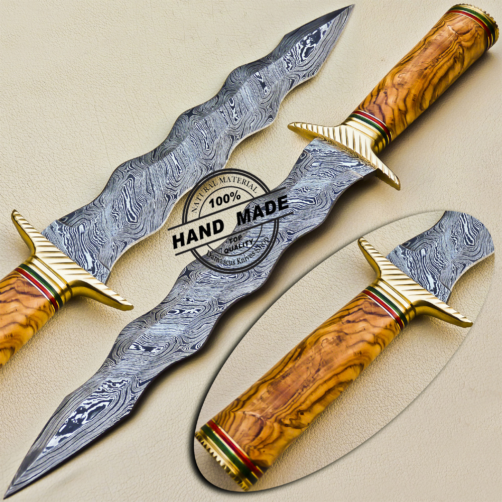 Damascus Dagger Knife