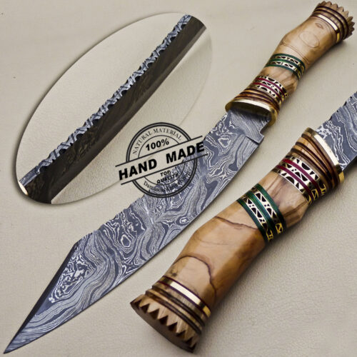 Fancy Damascus Bowie