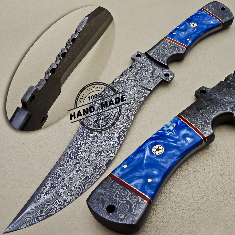 Damascus Bowie Knife