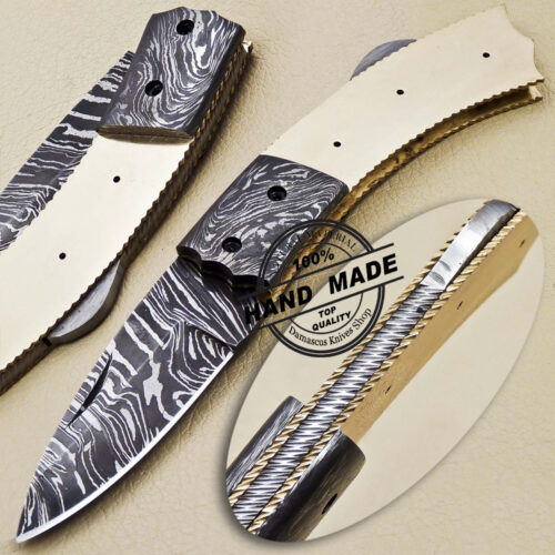 Damascus Folding Blank Blade