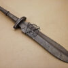 Full Damascus Dagger Knife Custom Handmade Damascus Steel Knife 1602 - Image 4