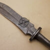 Full Damascus Dagger Knife Custom Handmade Damascus Steel Knife 1602 - Image 7