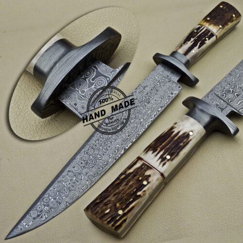 Damascus Bowie Knife