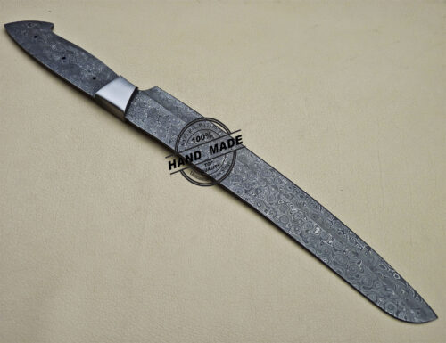 Blank Blade Damascus Kitchen Chef Knife Custom Handmade Knife 1633 - Image 4