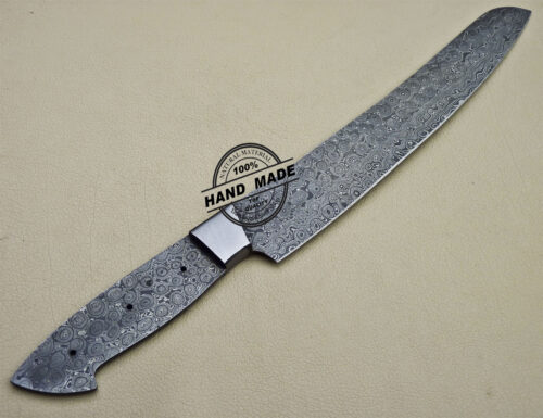 Blank Blade Damascus Kitchen Chef Knife Custom Handmade Knife 1633 - Image 5