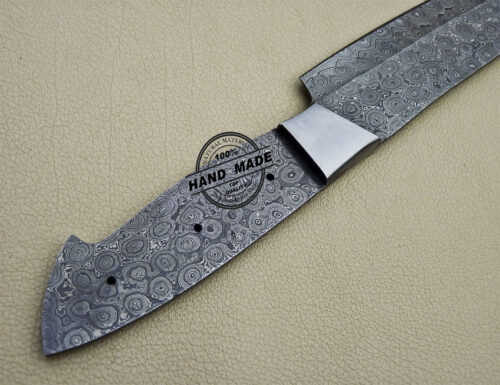 Blank Blade Damascus Kitchen Chef Knife Custom Handmade Knife 1633 - Image 7