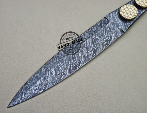 New Damascus Dagger Knife Custom Handmade Damascus Steel Knife 1638 - Image 5
