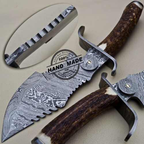 Damascus Tracker Knife