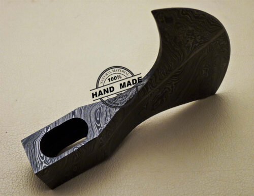 Blank Head Damascus Tomahawk Axe Custom Handmade Damascus Steel Axe 1648 - Image 7