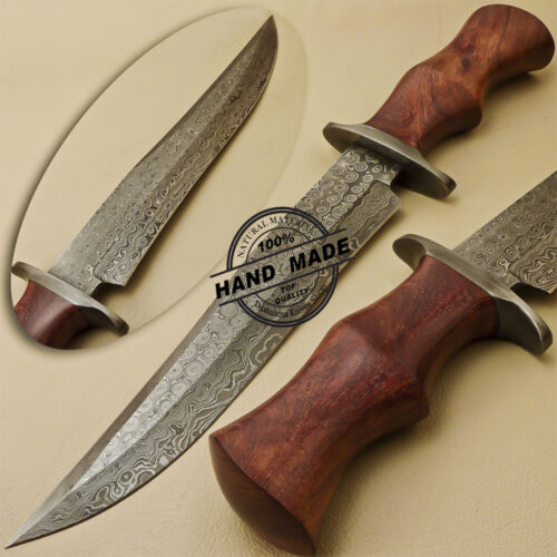 Damascus Bowie Knife