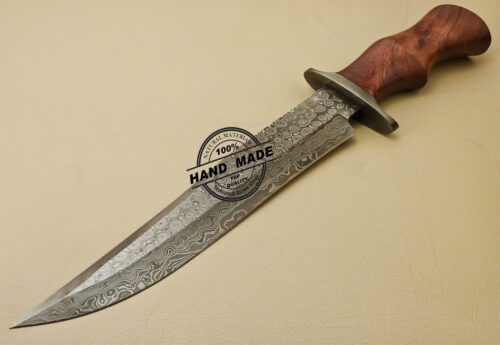 Rody Stan Style Custom Handmade Damascus Bowie Knife 1655 - Image 3