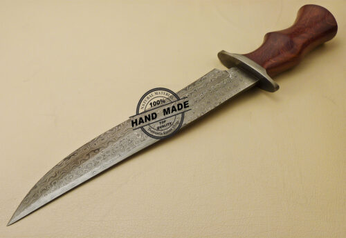 Rody Stan Style Custom Handmade Damascus Bowie Knife 1655 - Image 4