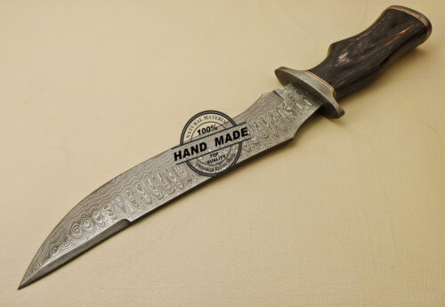 Rody Stan Custom Handmade Damascus Steel Hunting Bowie Knife 1656 - Image 4