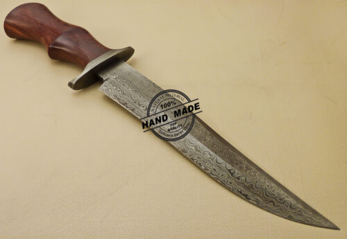 Rody Stan Style Custom Handmade Damascus Bowie Knife 1655 - Image 5