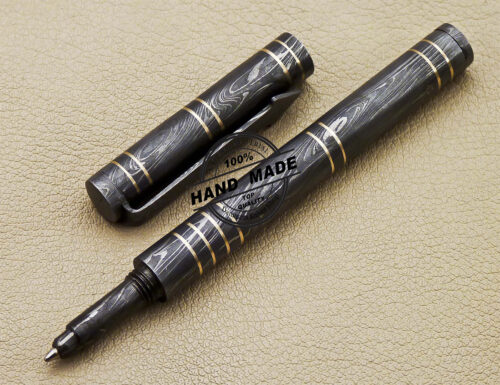 Custom Handmade Damascus Ballpoint Pen 1650 - Image 4