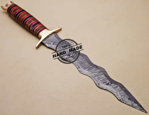 New Damascus Dagger Knife Custom Handmade Damascus Steel Knife 1666 - Image 4