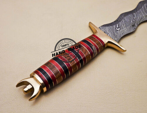 New Damascus Dagger Knife Custom Handmade Damascus Steel Knife 1666 - Image 7