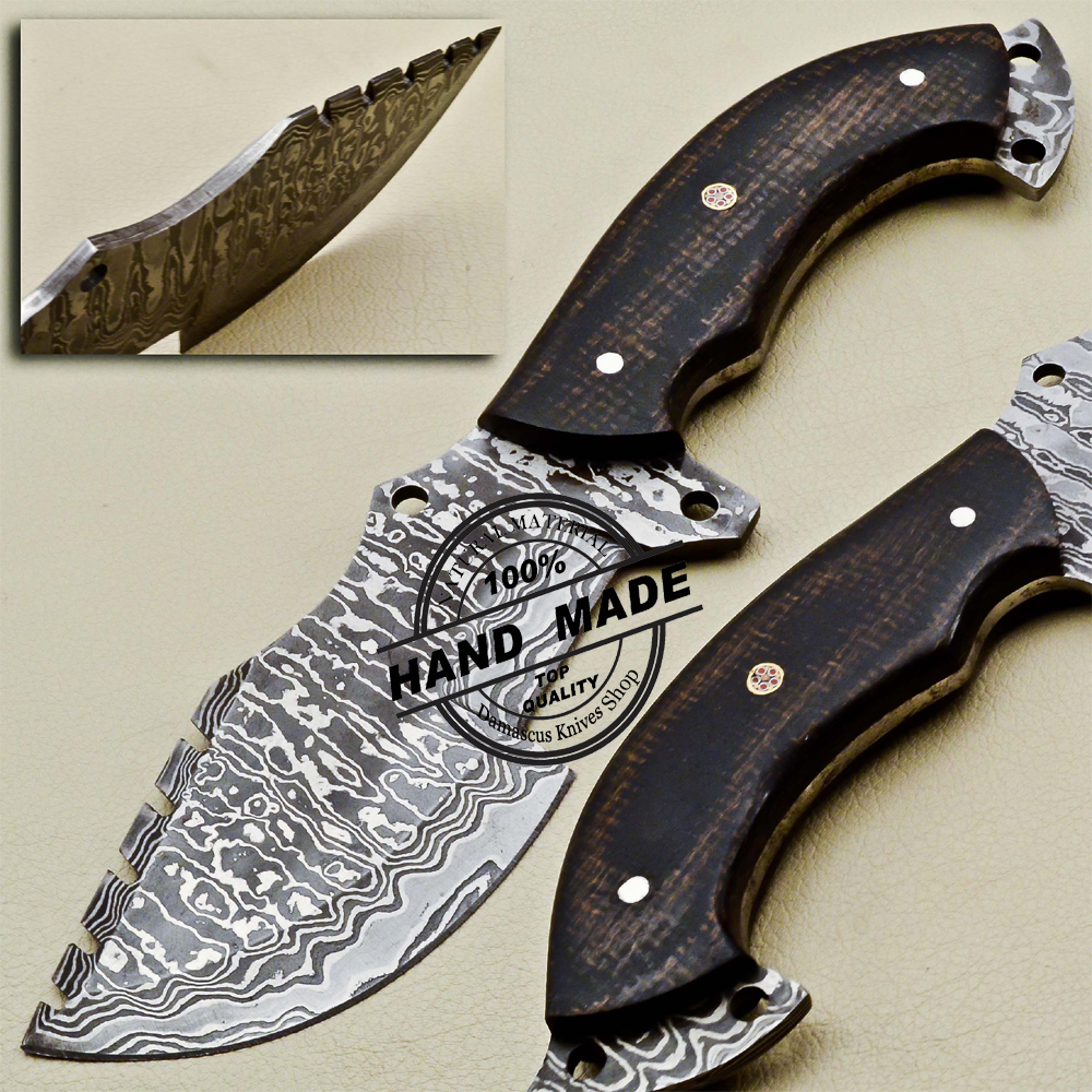 Damascus Tracker Knife