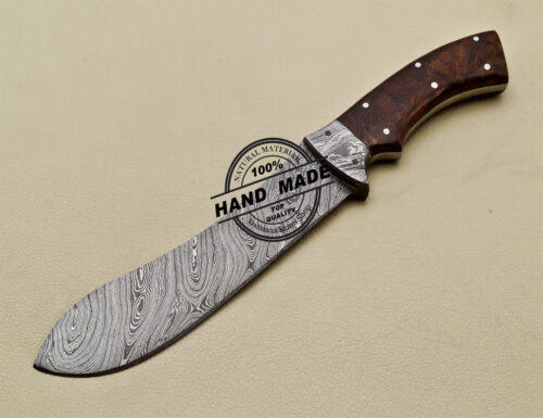 Spey Point Damascus Skinner Knife Custom Handmade Damascus Steel Skinner Knife 1681 - Image 3