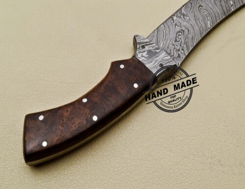 Spey Point Damascus Skinner Knife Custom Handmade Damascus Steel Skinner Knife 1681 - Image 5