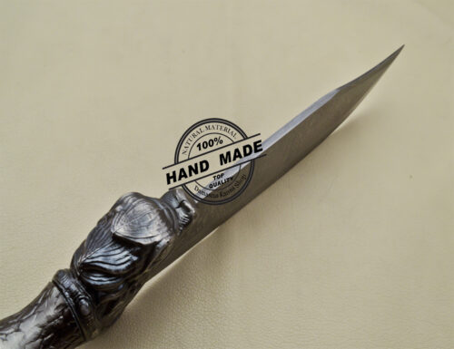 Damascus Bowie Knife Custom Handmade Damascus Knife 1905 - Image 7