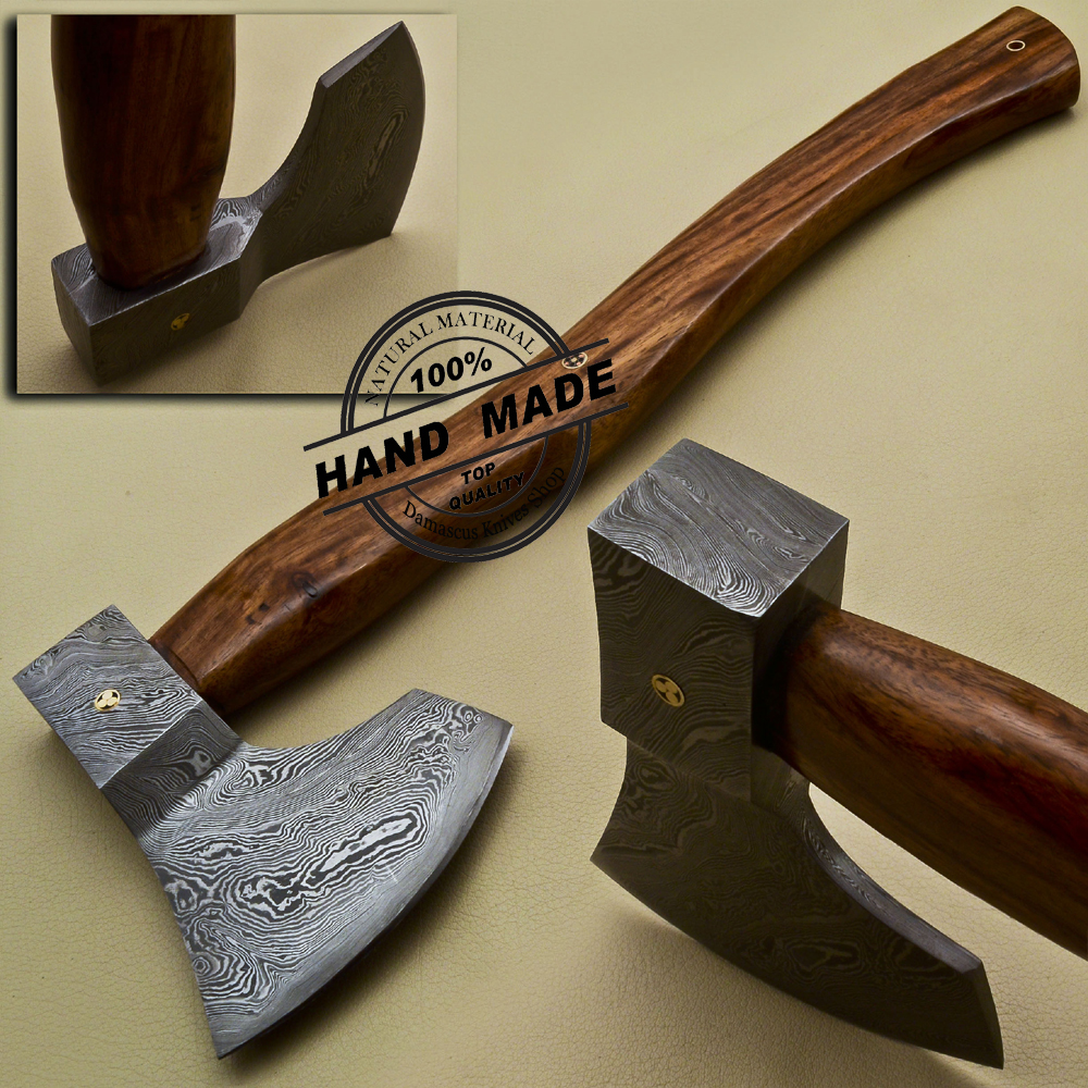 Damascus Tomahawk Axe