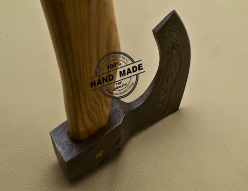 Hand Forged Damascus Steel Hatchet Hawks Tomahawk Survival Axe 1919 - Image 8