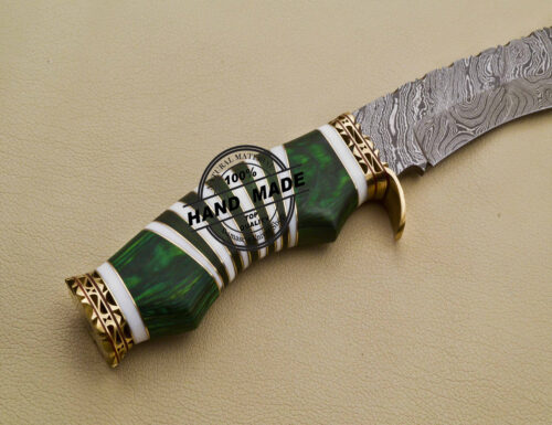Damascus Skinner Knife Fixed Blade Handmade Damascus Steel Hunting Knife 2019 - Image 5