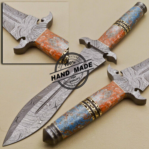 New Damascus Dagger Knife