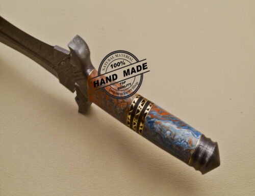 Limited Edition New Damascus Dagger Knife Custom Handmade Damascus Steel Knife 2045 - Image 6