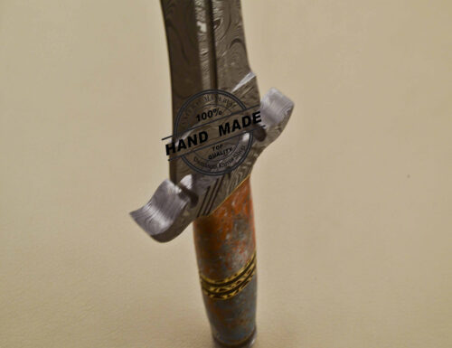 Limited Edition New Damascus Dagger Knife Custom Handmade Damascus Steel Knife 2045 - Image 7