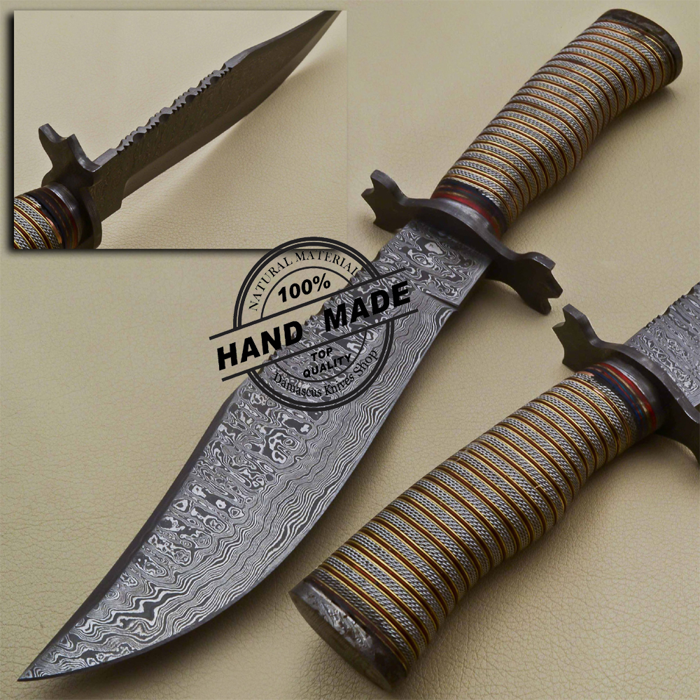 Damascus Skinner Knife