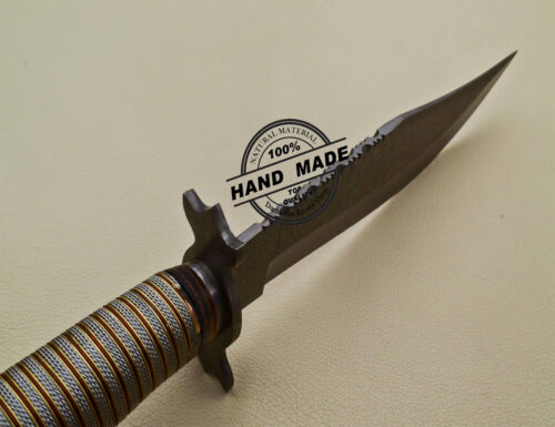 Damascus Skinner Knife Custom Handmade Damascus Steel Knife 2025 - Image 7