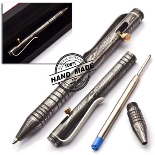 Damascus Ballpoint Custom Handmade Damascus Steel 05