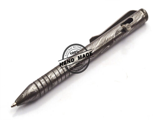 Damascus Ballpoint Custom Handmade Damascus Steel 09 - Image 4