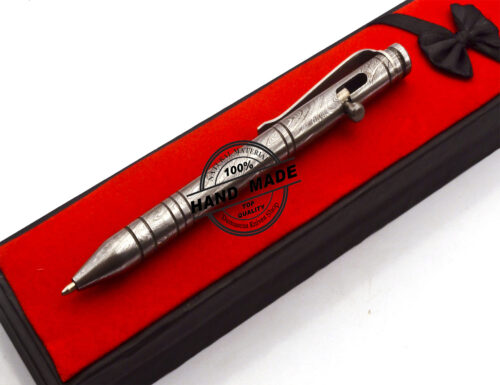 Damascus Ballpoint Custom Handmade Damascus Steel 10 - Image 3