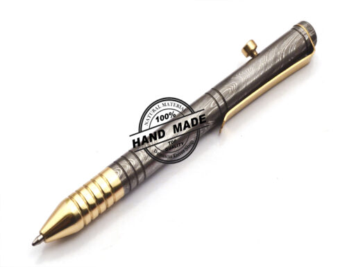 Damascus Ballpoint Custom Handmade Damascus Steel 06 - Image 5
