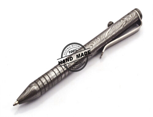 Damascus Ballpoint Custom Handmade Damascus Steel 09 - Image 5