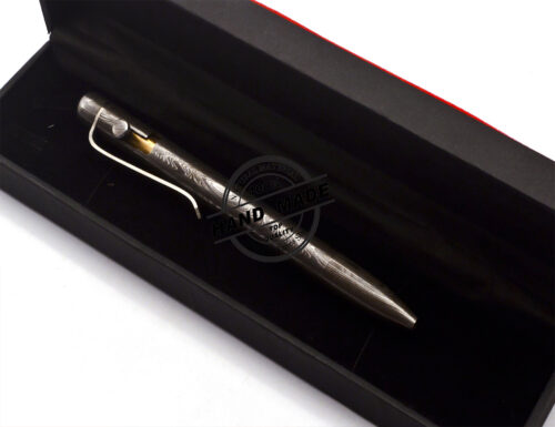 Damascus Ballpoint Custom Handmade Damascus Steel 02 - Image 6