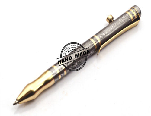 Damascus Ballpoint Custom Handmade Damascus Steel 13 - Image 6