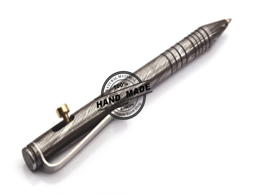 Damascus Ballpoint Custom Handmade Damascus Steel 05 - Image 6