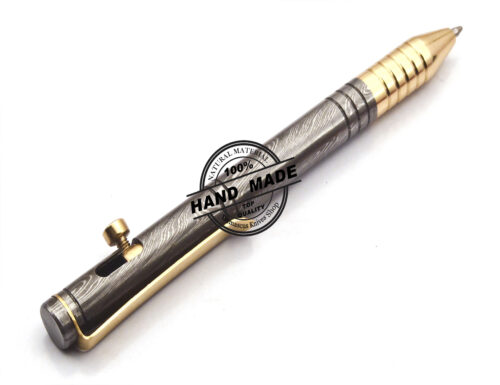 Damascus Ballpoint Custom Handmade Damascus Steel 06 - Image 6