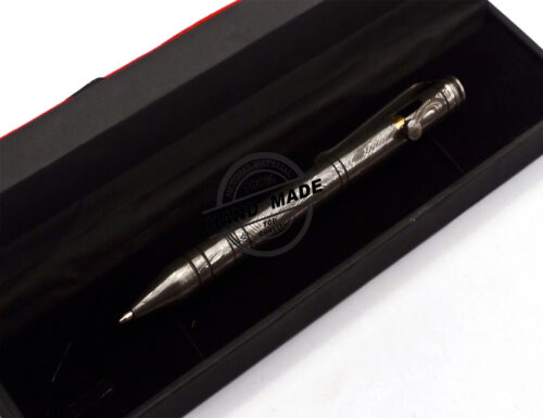 Damascus Ballpoint Custom Handmade Damascus Steel 07 - Image 6