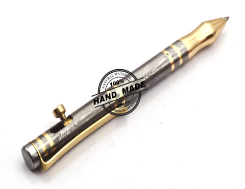 Damascus Ballpoint Custom Handmade Damascus Steel 13 - Image 7