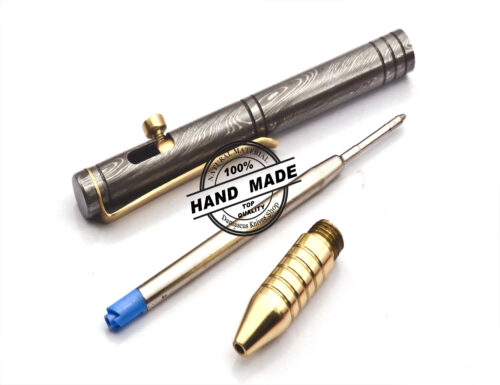 Damascus Ballpoint Custom Handmade Damascus Steel 06 - Image 7